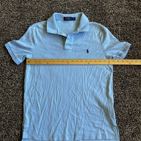 Polo by Ralph Lauren Men's Sky Blue Polo Shirt - Picture 5 of 7